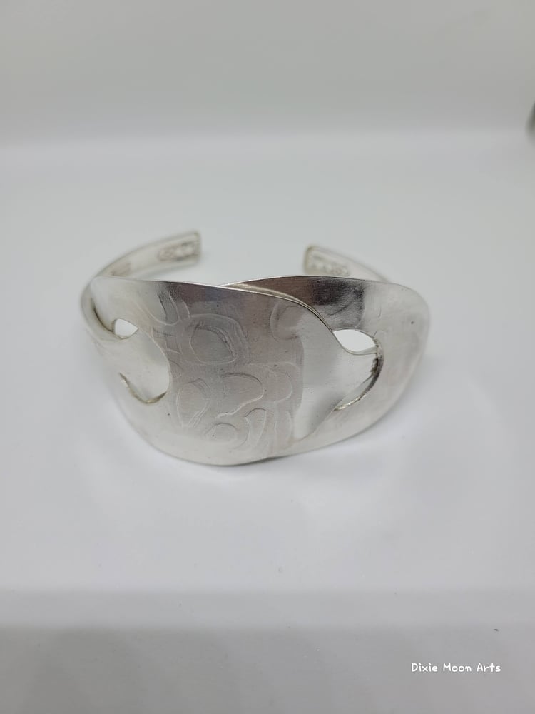 Image of Textured Twisted Spoon Bracelet