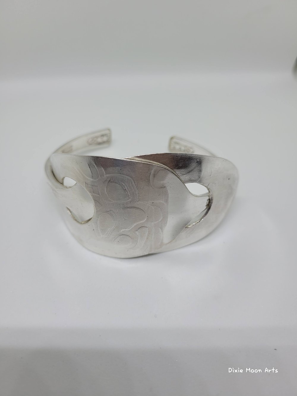 Image of Textured Twisted Spoon Bracelet