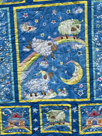 Image 3 of Bedtime Sheep Baby Quilt