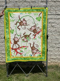 Image 1 of Monkeys Baby Quilt