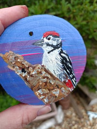 Image 2 of Woodpecker wood slice