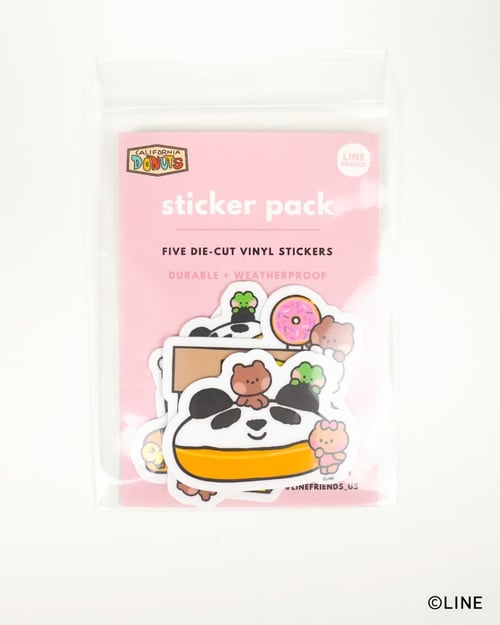 Image of LINE FRIENDS minini Sticker Pack