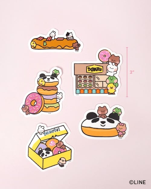 Image of LINE FRIENDS minini Sticker Pack