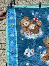 Image 3 of Bears on Clouds Baby Quilt