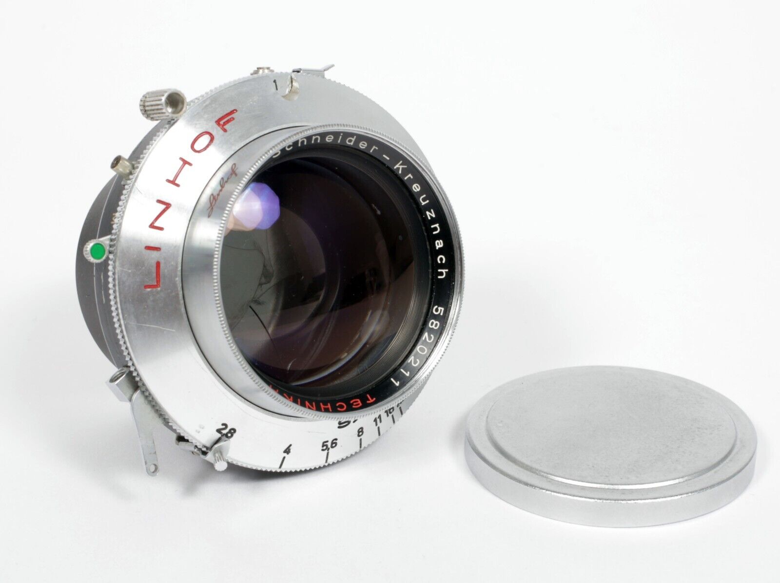 Schneider Xenotar 105mm F2.8 lens in Compur #1 shutter COATED #211 