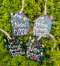 Image 1 of Home sweet home / new home house slate