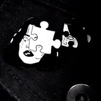 Image 2 of Puzzled Soft Enamel Pin
