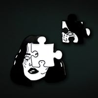 Image 1 of Puzzled Soft Enamel Pin
