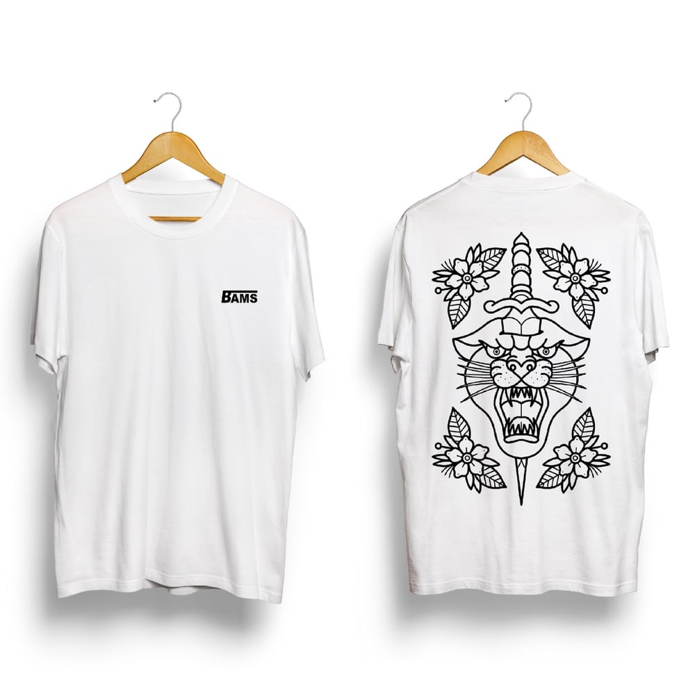 Image of BAMS v2 WHITE T-SHIRT