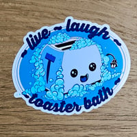 Live Laugh Toaster Bath