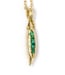 Image of Emerald Sweet Pea Necklace
