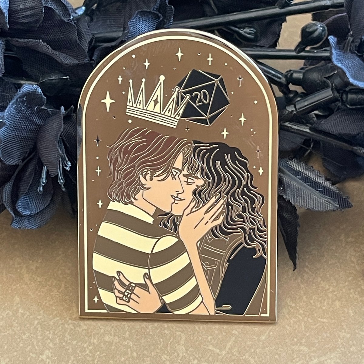 steddie enamel pin