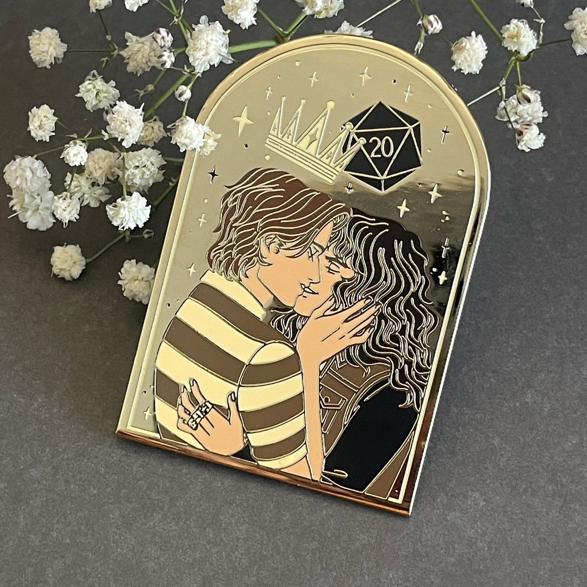 steddie enamel pin