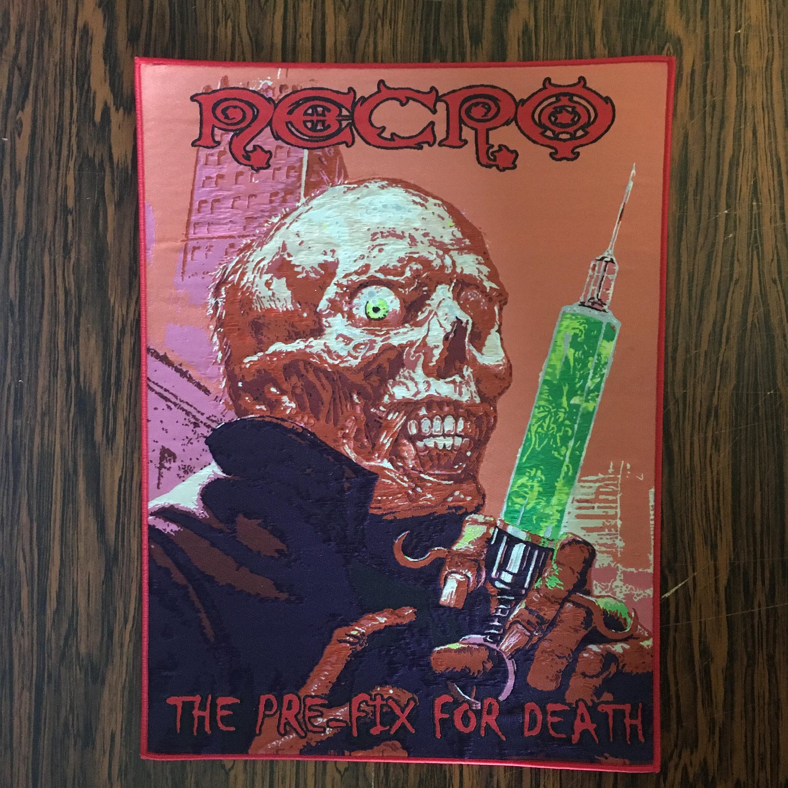 Necro - The Pre-Fix For Death Woven Back Patch | Starside Relics