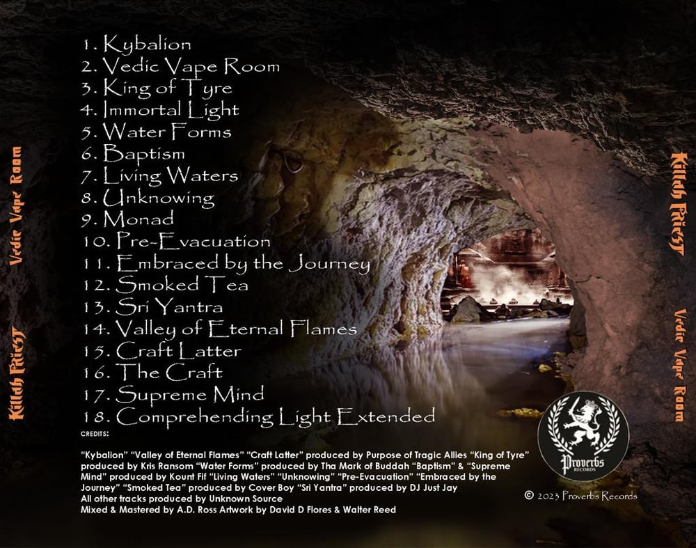CD) Vedic Vape Room | Killah Priest Shop CD) Vedic Vape Room | Killah Priest Shop