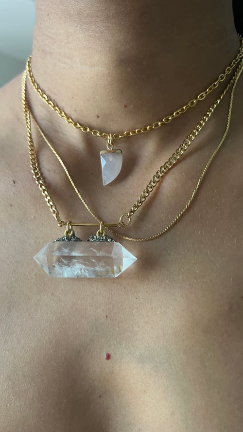 Image of KLOUD 9 • Clear Quartz Crystal Necklace