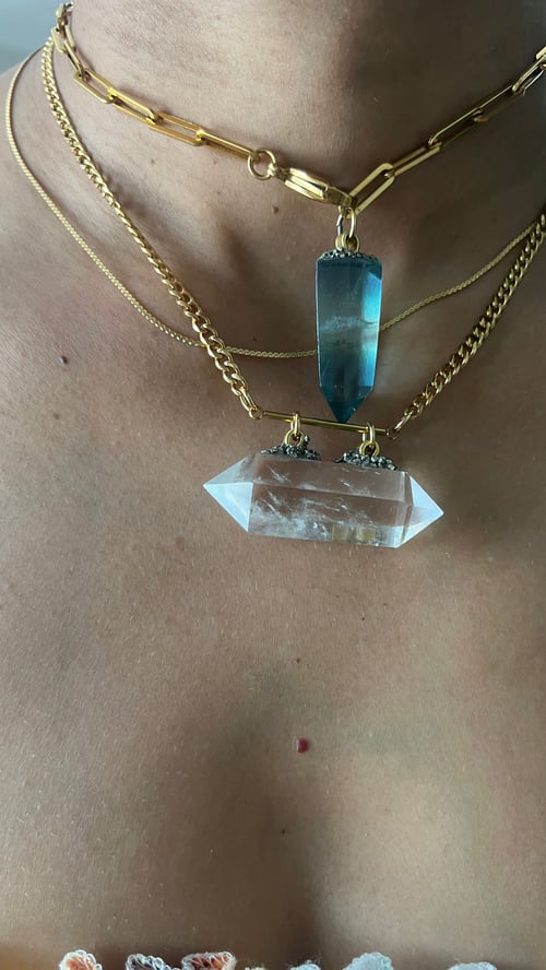 Image of KLOUD 9 • Clear Quartz Crystal Necklace