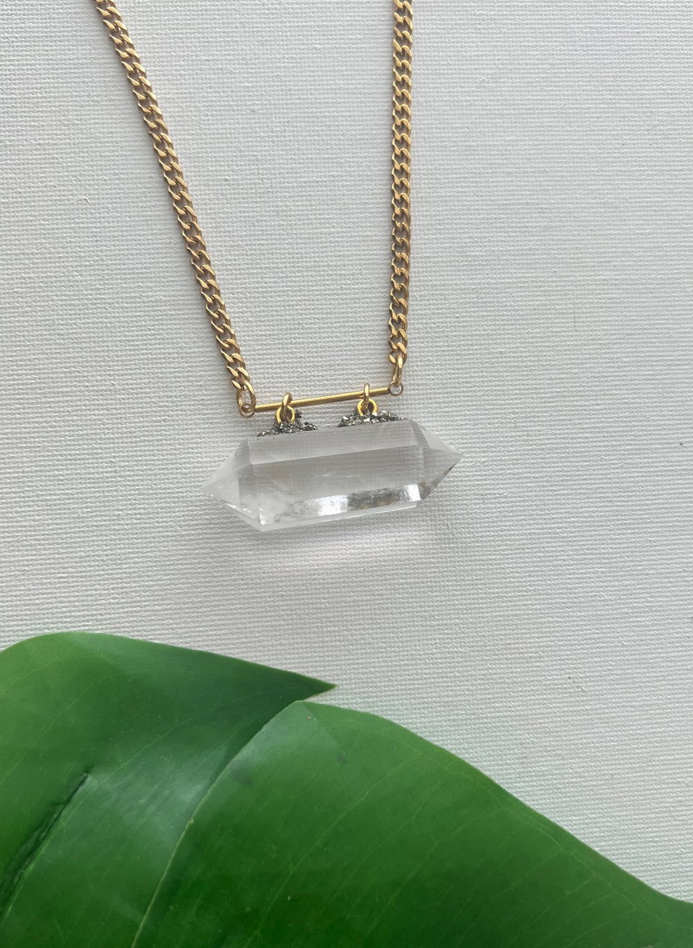 Image of KLOUD 9 • Clear Quartz Crystal Necklace