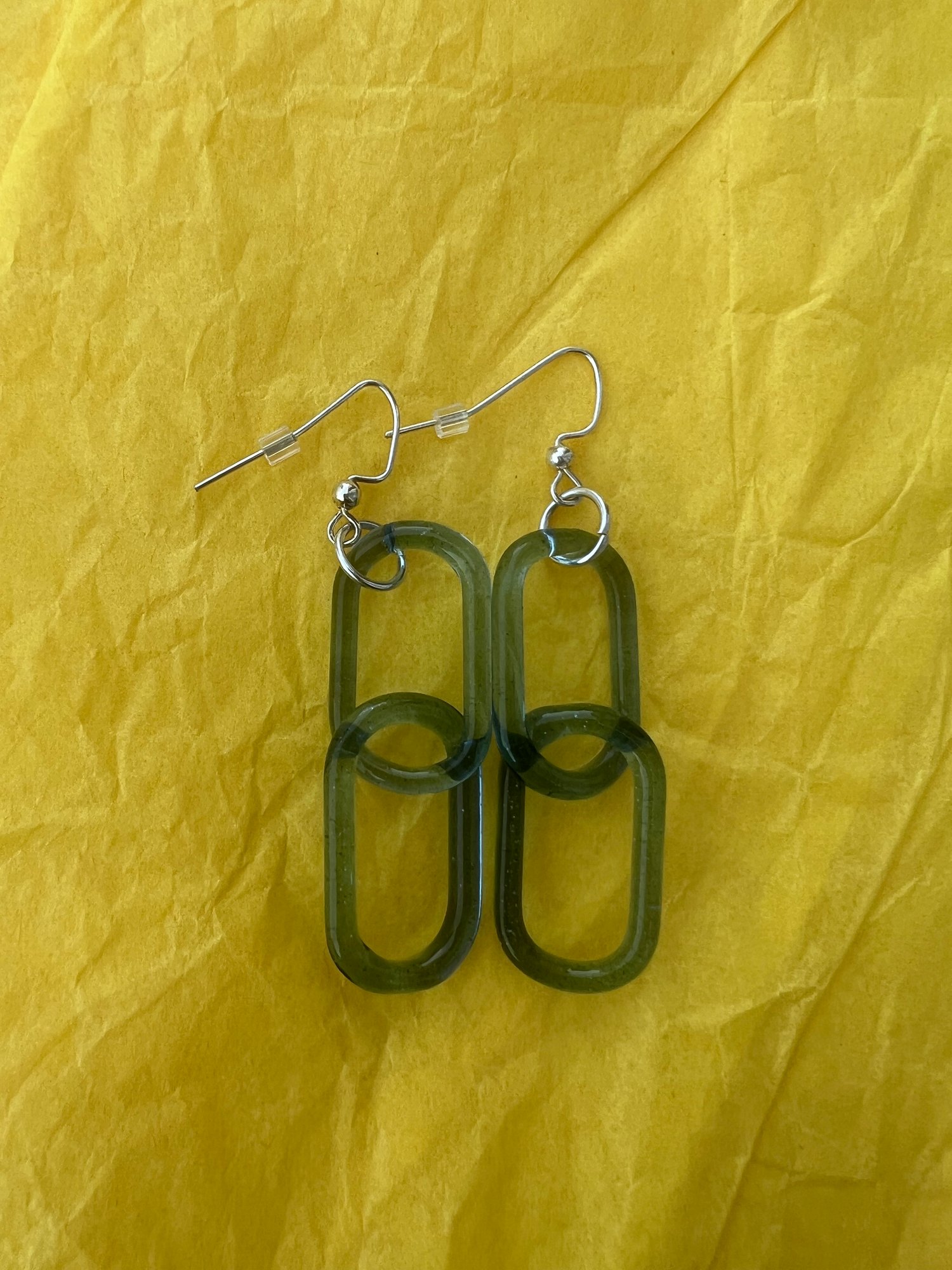 Image of Sparkle blue earrings (00)