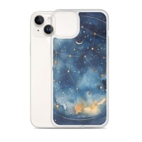 Image 25 of Celestial Constellation Night Sky Stars and Clouds Painting Clear Case for iPhone®