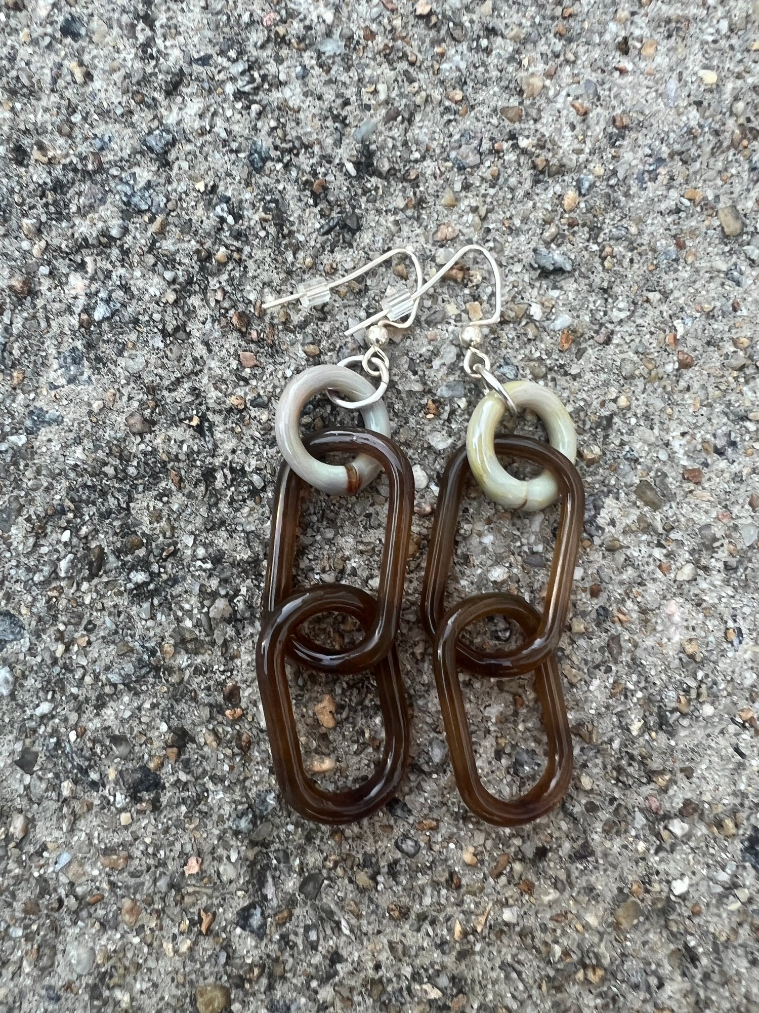 Image of Mushroom and coca earrings (o00) 