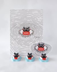 Image 3 of SOS Cat - Sticker