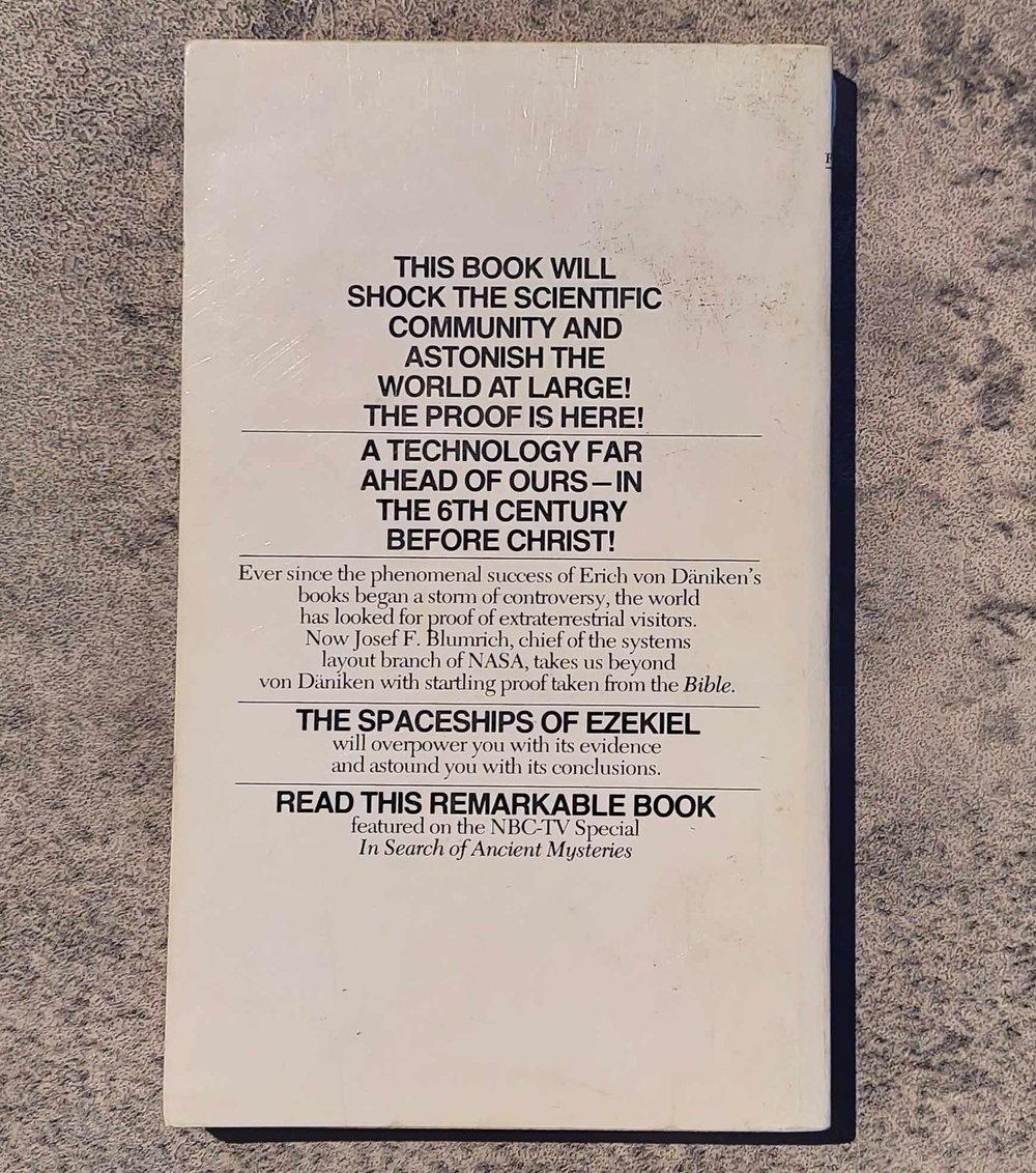 The Spaceships of Ezekiel, by Josef F. Blumrich