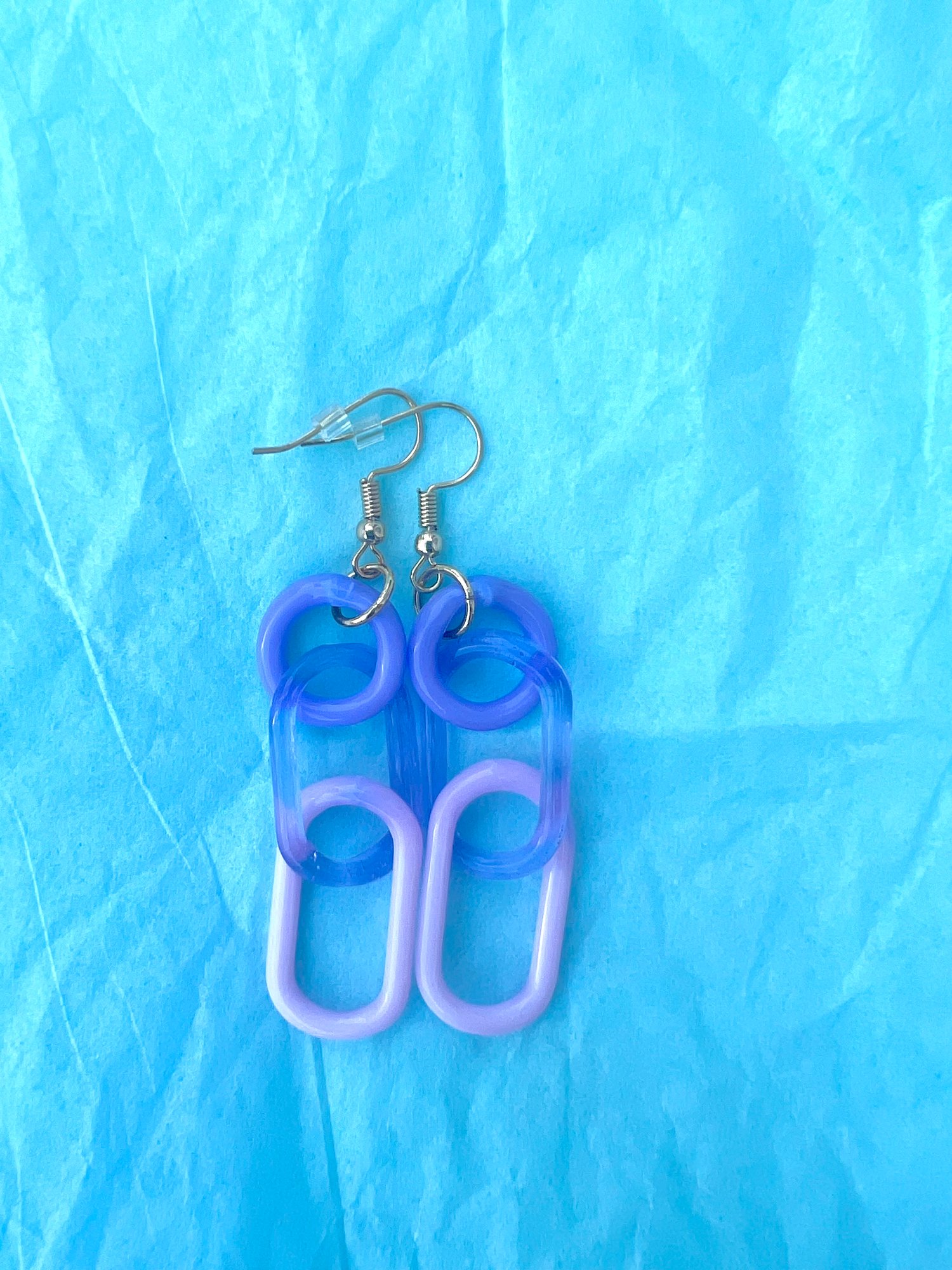 Image of Lavender milk grape ice and strawberry milk earrings (o00) 