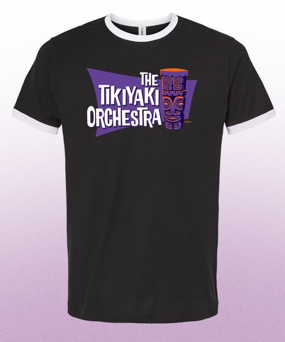 Image of Tikiyaki Orchestra "Tropika" Ringer Tee - custom SHAG logo