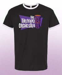 Image 1 of Tikiyaki Orchestra "Tropika" Ringer Tee - custom SHAG logo