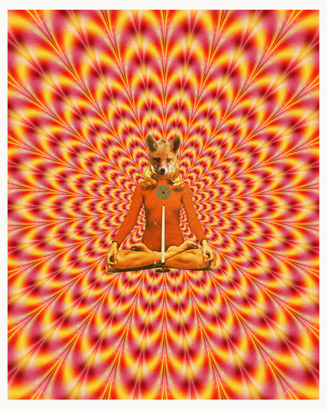 YOGA FOX / FINE ART PRINT