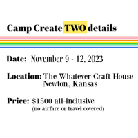 Image 3 of CAMP CREATE TWO TICKET