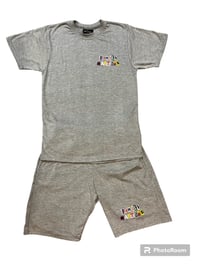 Image 3 of Family Matters Ransom Logo - Men's Grey Short Set