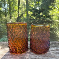 Image 5 of Amber & Silver Fumed Cup Set