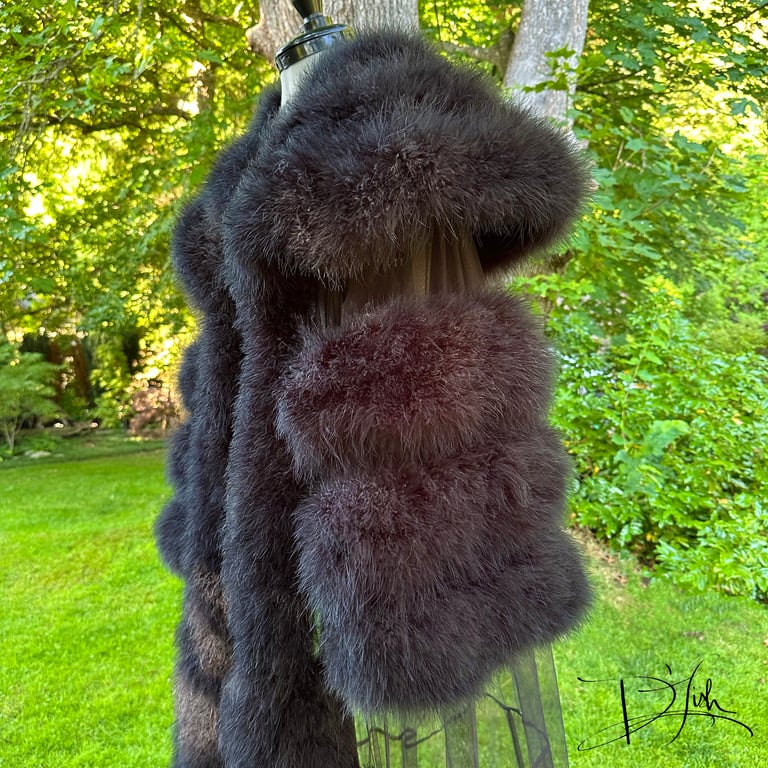 Black "Lola" Dressing Gown  Image 4