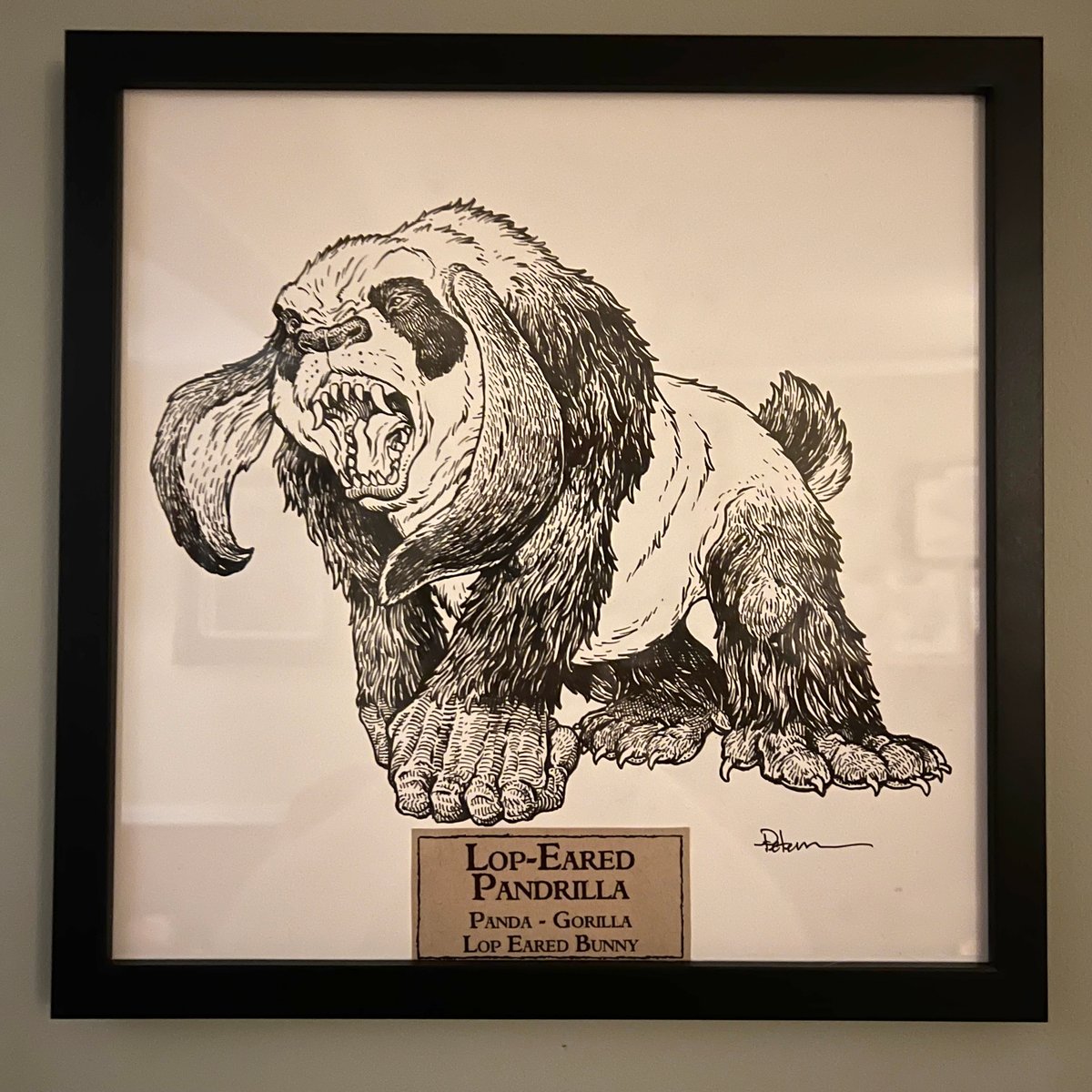 Lop-eared Pandrilla Original Art (FRAMED) | Mouse Guard