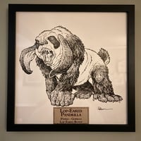 Image 1 of Lop-eared Pandrilla Original Art (FRAMED)