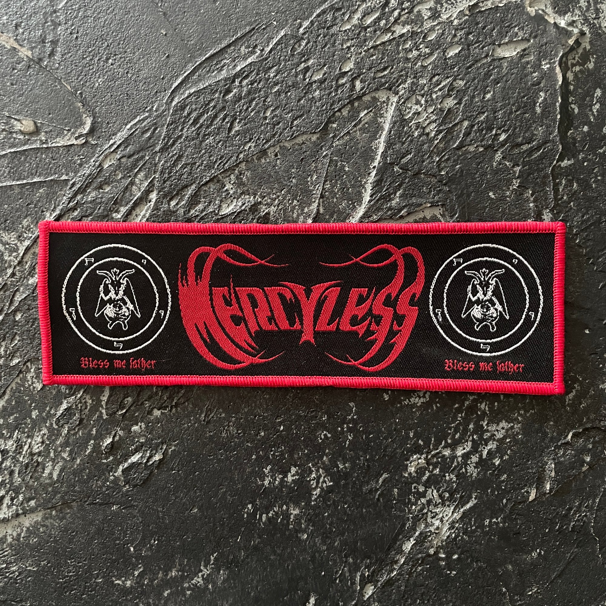 MERCYLESS - BLESS ME FATHER OFFICIAL PATCH | bhmoxm666