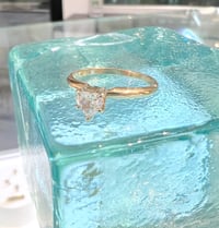 Image 4 of 14k solid gold forever love heart shape diamond ring