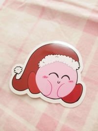 Holiday Kirby Sticker