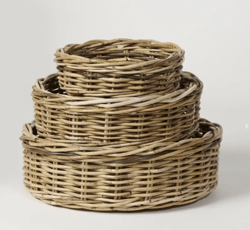 Image of Deep Sided Rattan Tray 