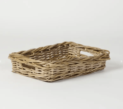 Image of Rectangle Rattan Tray 