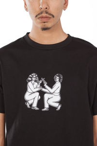 Image 3 of Hermanas Black Tee