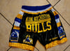 WOMENS SLIM FITTED BLACK SATIN BASKETBALL SHORTS
