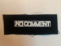 No Comment Cloth Patch