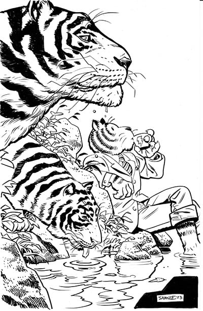 Image of Shazam #3 Cover B Original Art