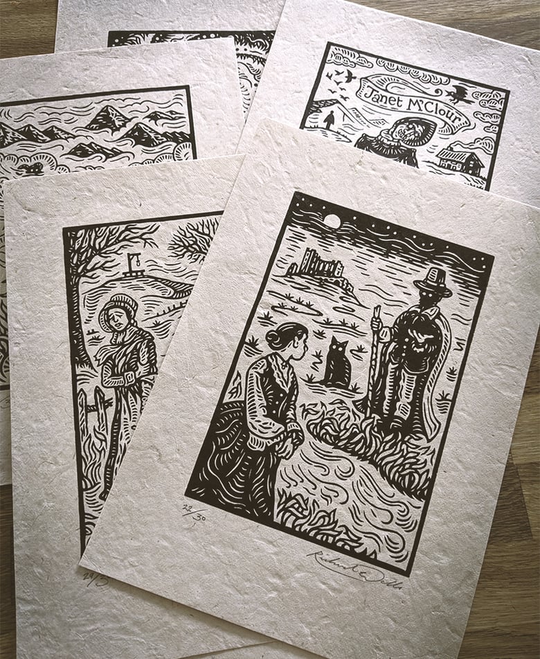 Image of Damnable Lino Prints