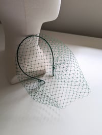 Image 1 of BIRDCAGE VEIL : FOREST GREEN