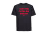 Camiseta - LIMITED EDITION - I 'M THE  CATALAN DREAM -JULIETA negra 
