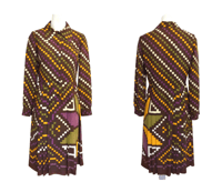 Image 2 of LANVIN PRINT DRESS 1970S